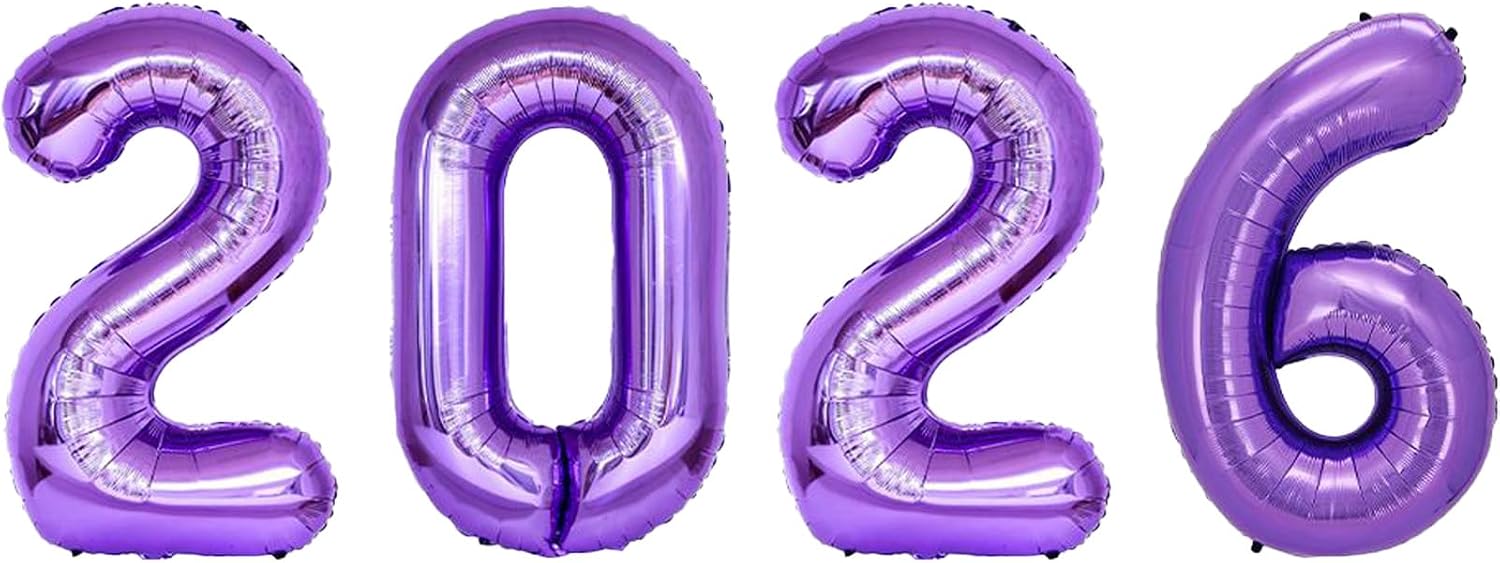 Thumbnail 5 de Foil Number Balloons, 32-Inch