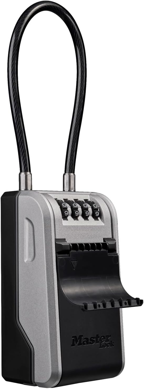 Detalle de Master Lock 5482EURD Key Safe with Flexible Cable Shackle