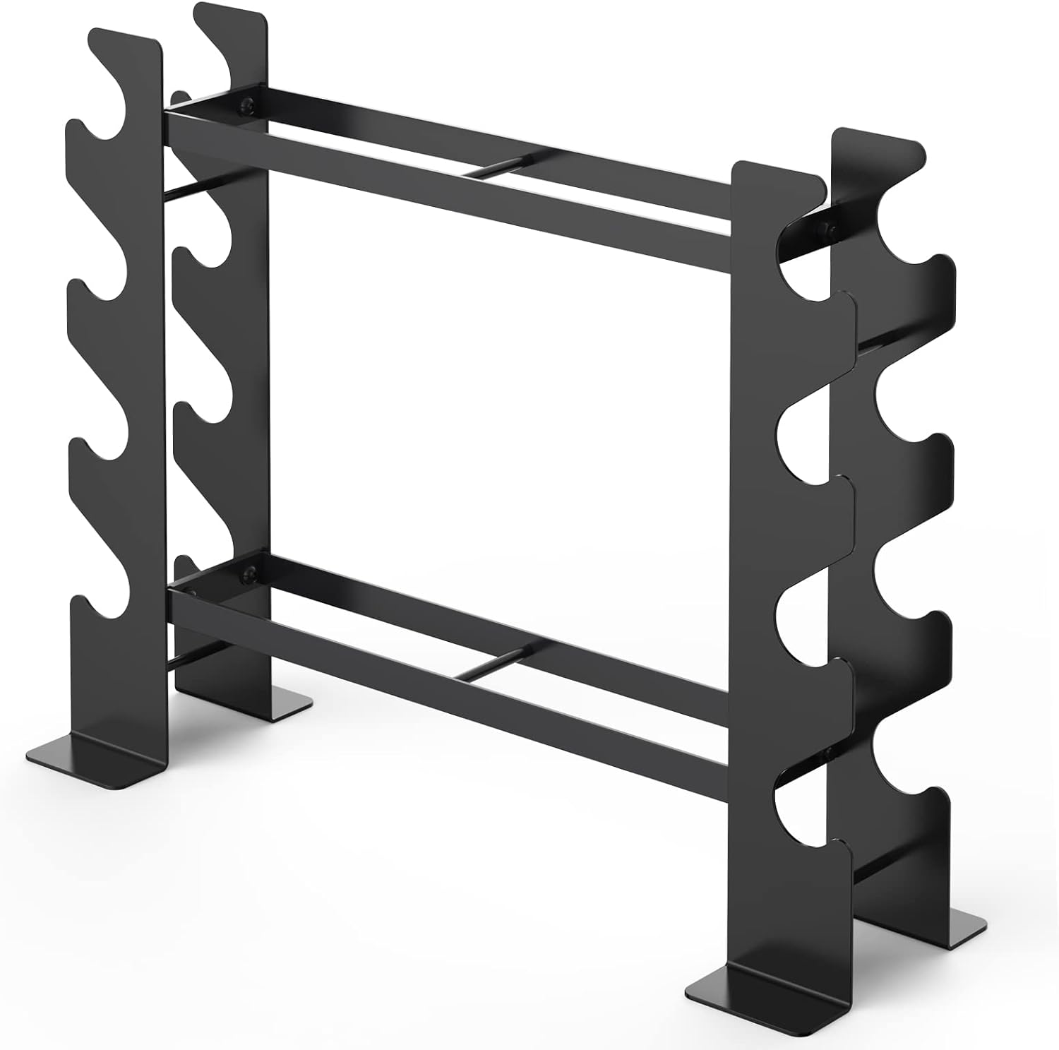 WINNOW Manubri Rack Home Gym: supporto doppio strato in acciaio per manubri e accessori