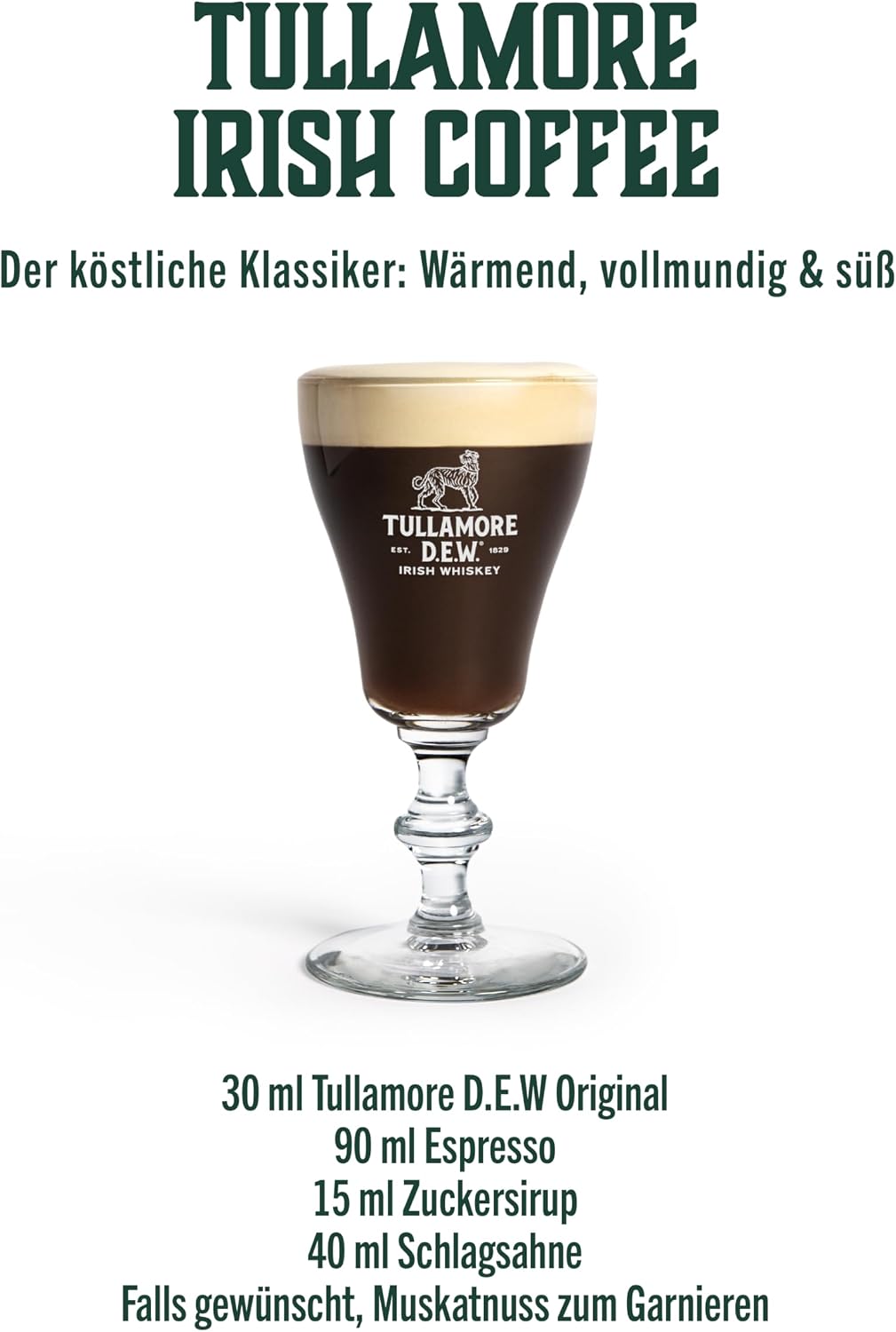 Thumbnail 6 de Tullamore D.E.W. Original Blended Irish Whiskey 70 cl – milde Komposition aus Grain-, Malt- und PotStill-Whiskey