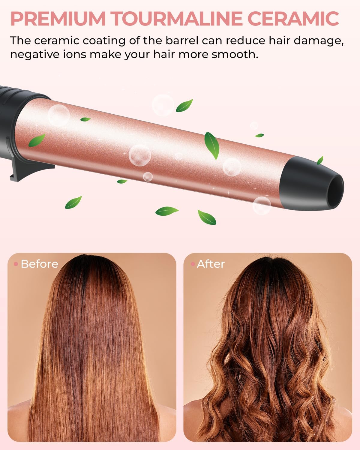 Detalle 2 de Ohuhu 5 in 1 Hair Curler Wand