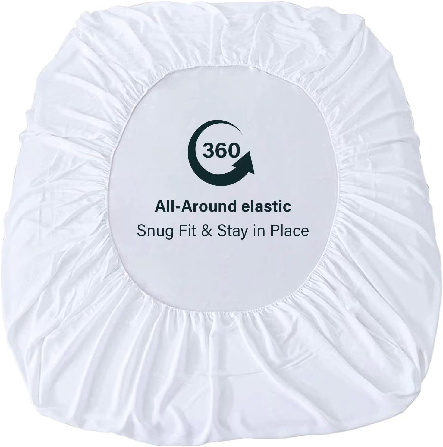 Thumbnail 4 de LuxClub Double Fitted Sheet 40cm deep