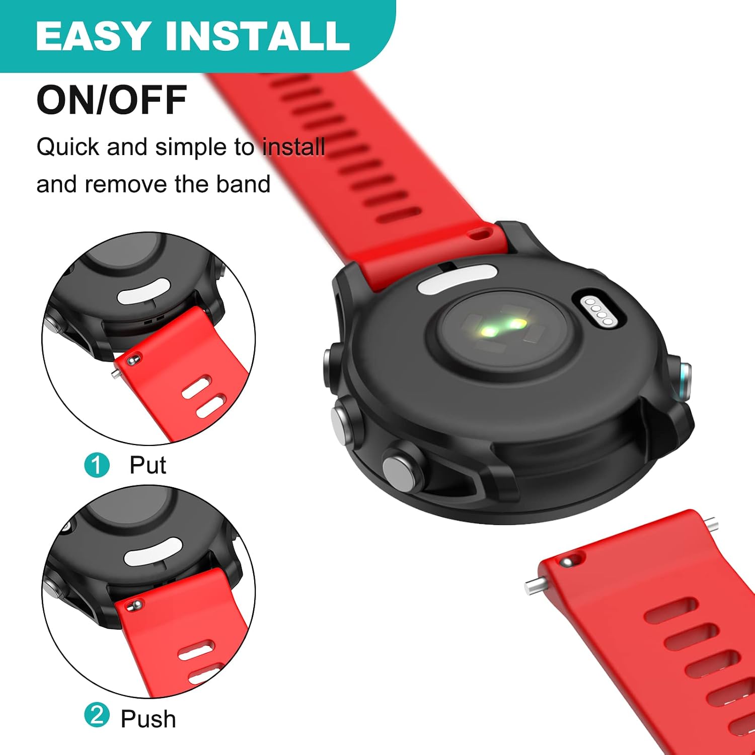 Thumbnail 5 de OVERSTEP Venu 2 Plus 20mm silicone strap