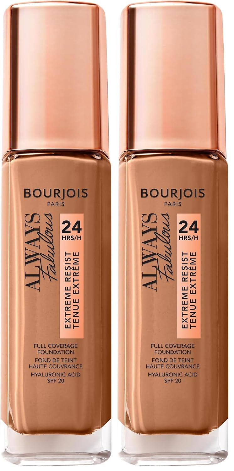 Thumbnail 6 de Bourjois Foundation Always Fabulous 120 Light Ivory – High-Coverage Make-up mit 24h Halt