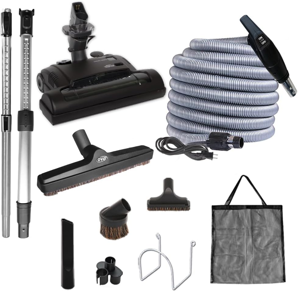 Detalle 1 de OVO PAK7525CD-35 Central Vacuum System, 750 Airwatts, 25 L, 35 ft Kit