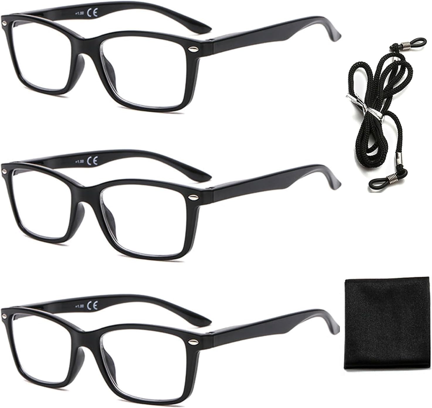 Detalle de Suertree Lesebrille 3er Pack 2,75X