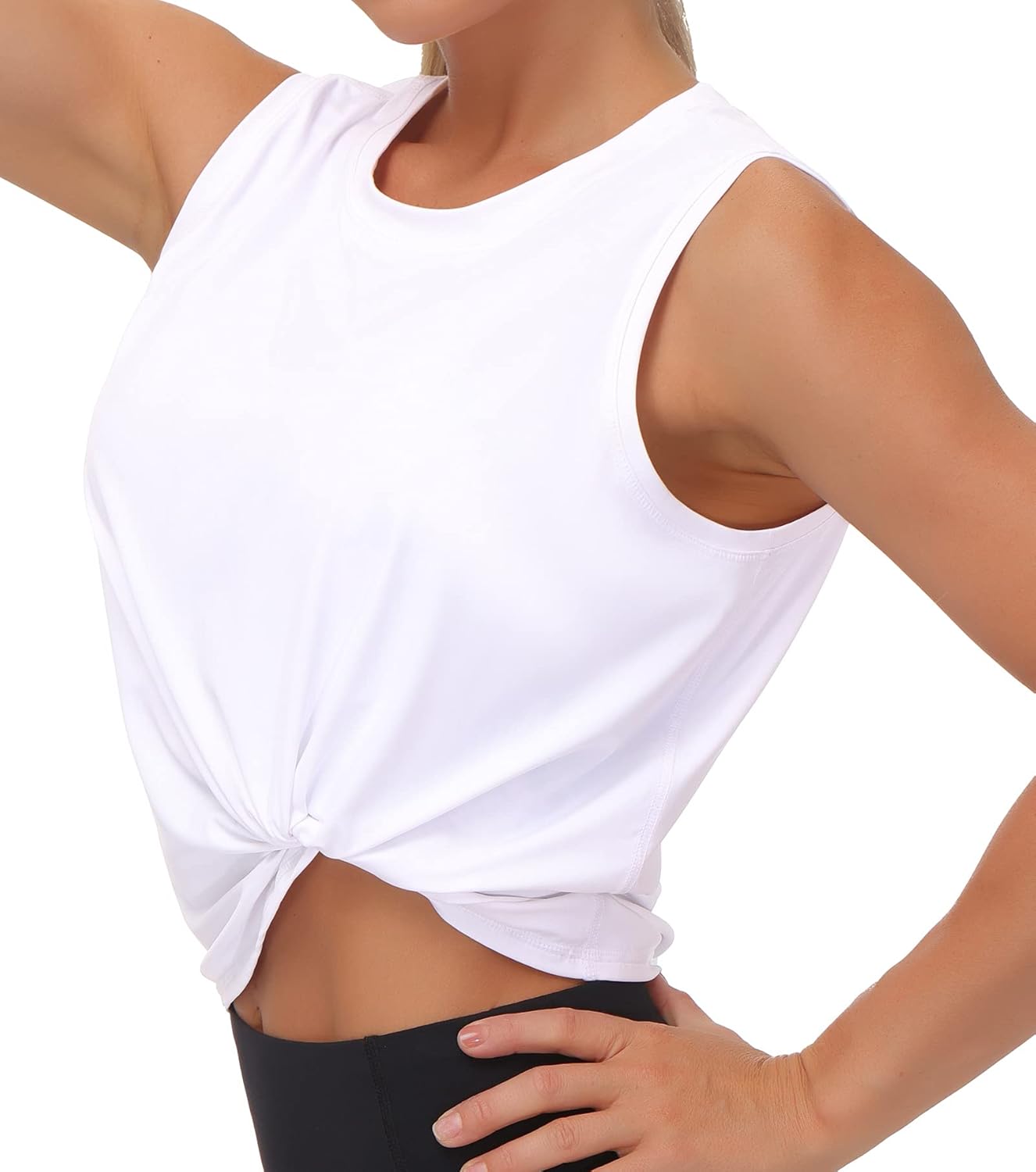 Thumbnail 2 de THE GYM PEOPLE Women's Ice Silk Quick Dry Sleeveless Tank Top