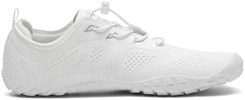 Thumbnail 6 de SAGUARO Minimalistas Zapatillas de Trail Running Unisex: ligeras, transpirables y descalzas (Blanco, 49 EU)