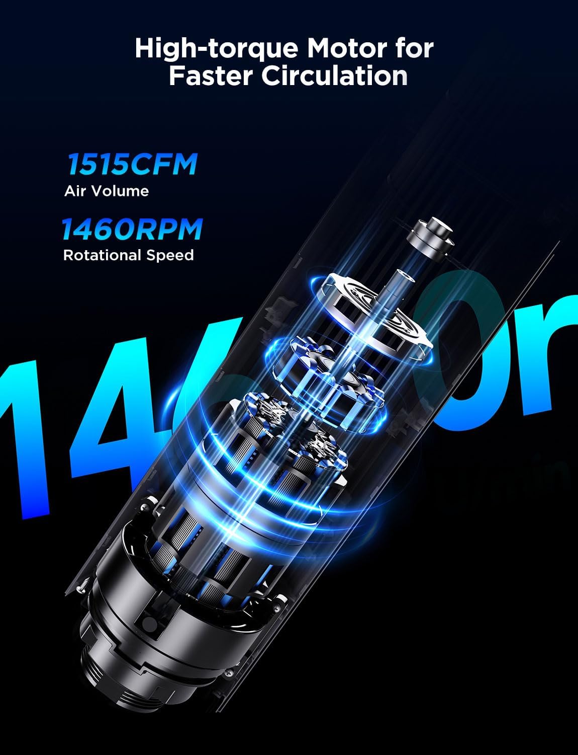 Thumbnail 4 de GoveeLife tower fan with 27 dB quiet cooling