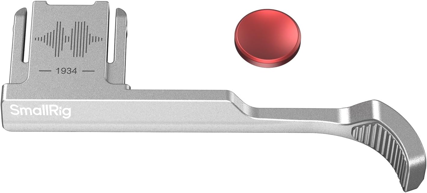 Detalle de SMALLRIG Daumengriff mit Blitzschuhabdeckung für FUJIFILM X-M5 (Silber) – 4877B