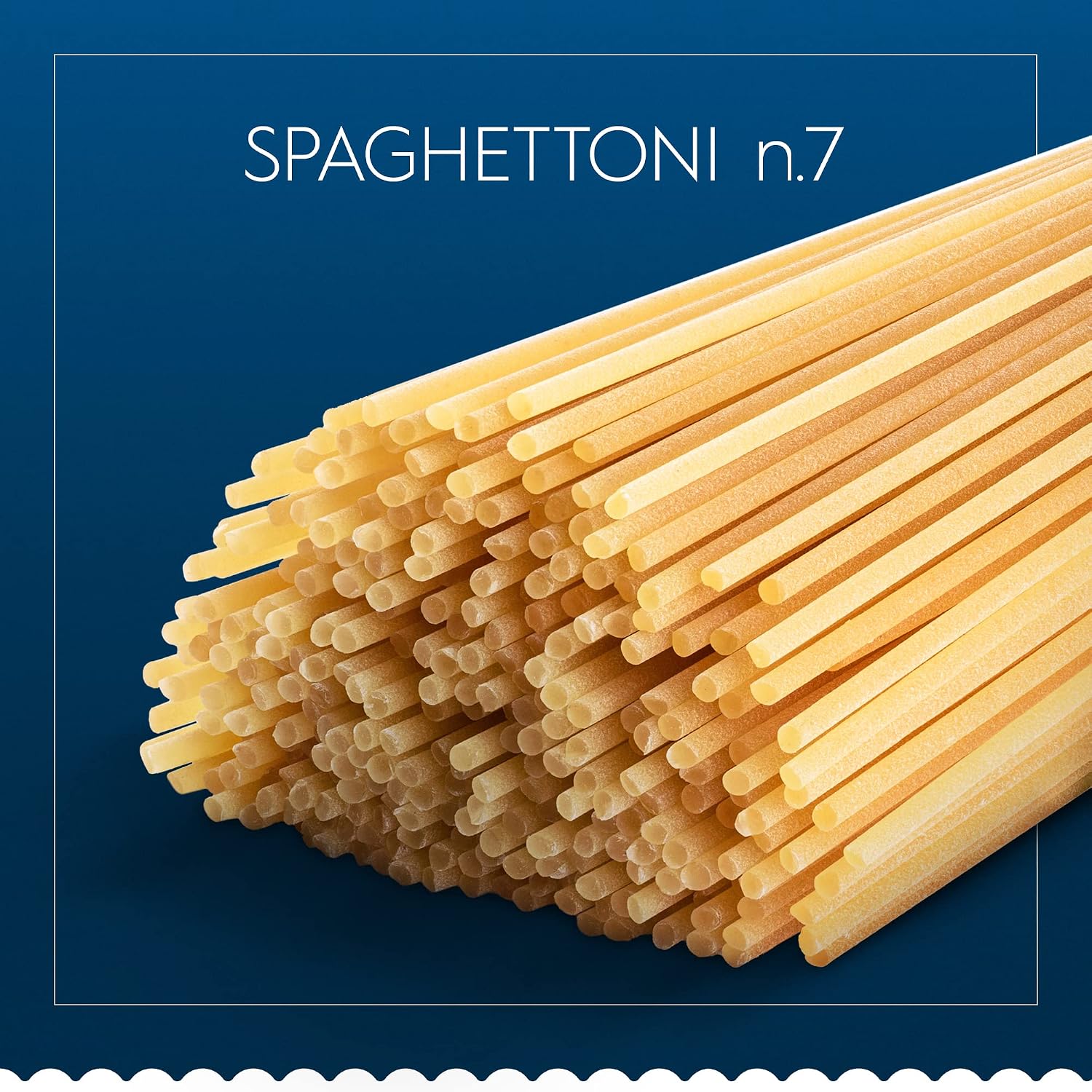 Detalle de Barilla Klassische Spaghettoni Nr. 7 aus Hartweizen, 5 x 500 g