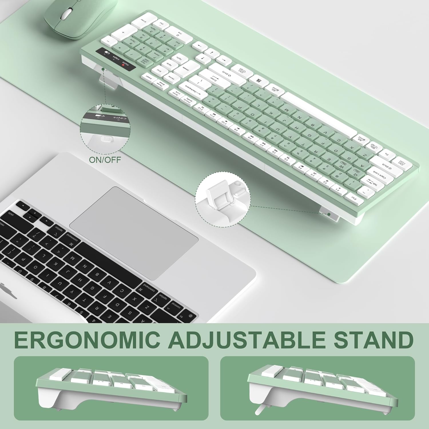 Thumbnail 6 de Wireless Keyboard and Mouse Combo 1600 DPI