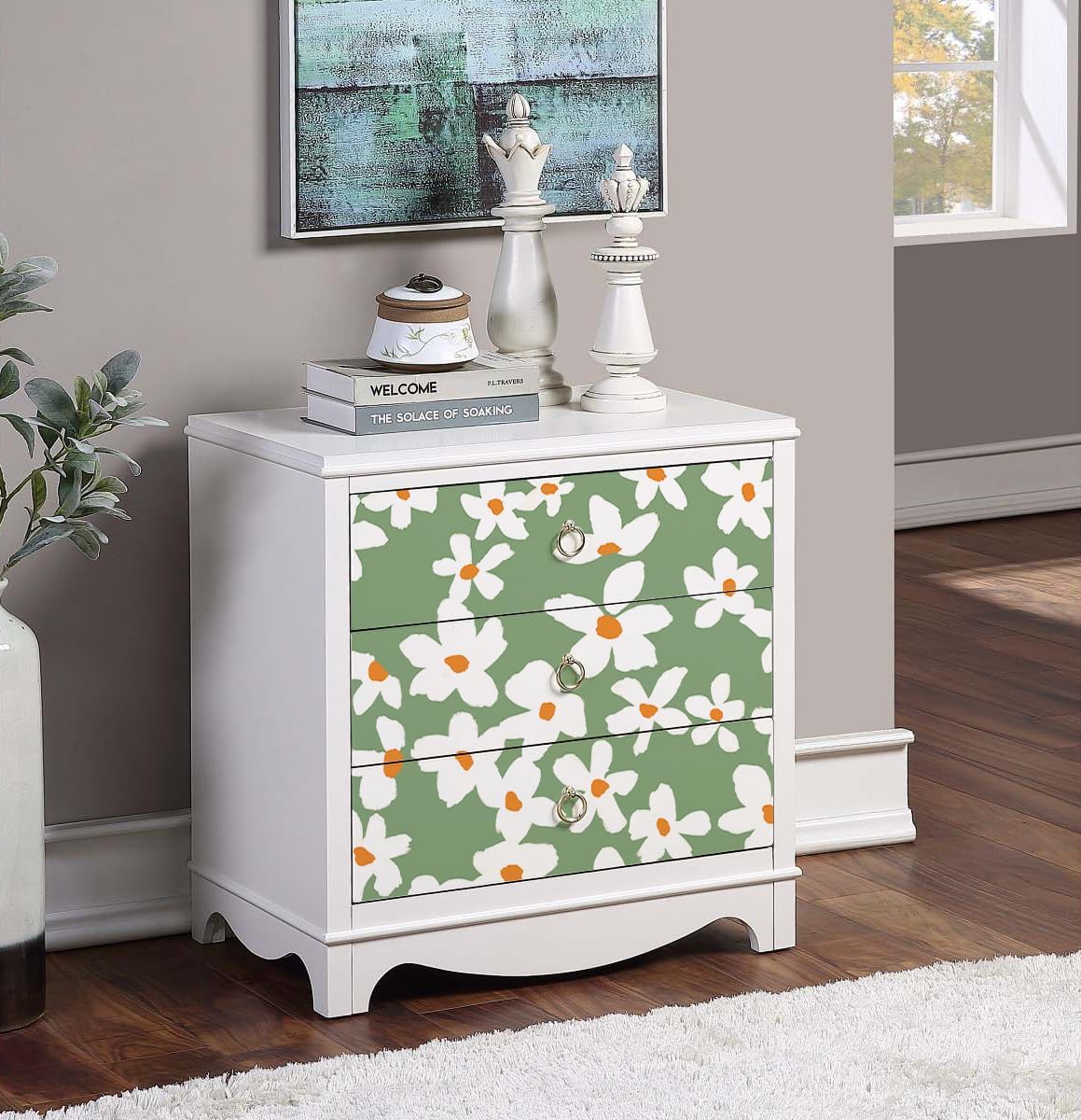 Detalle de Peel-and-stick wallpaper, vinyl