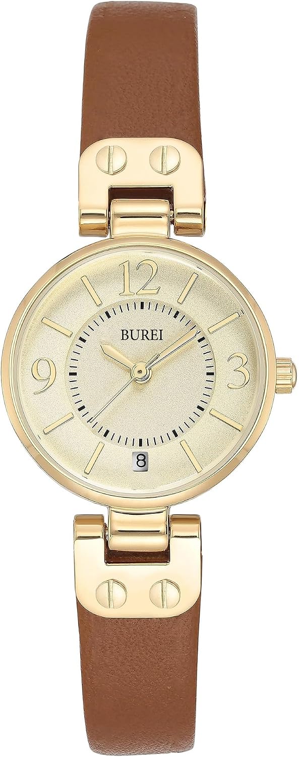 Detalle de BUREI Orologio donna lusso quarzo cinturino pelle