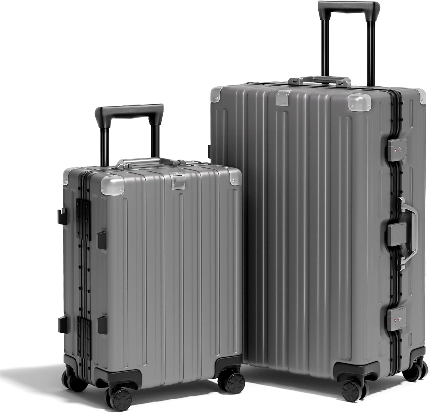 Detalle de Krute Zipperless Luggage Set, 20- and 28-Inch Polycarbonate Cases