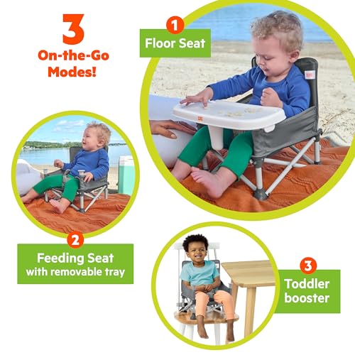 Detalle de Bright Starts Pop ’N Sit 3-in-1 Portable Booster Seat
