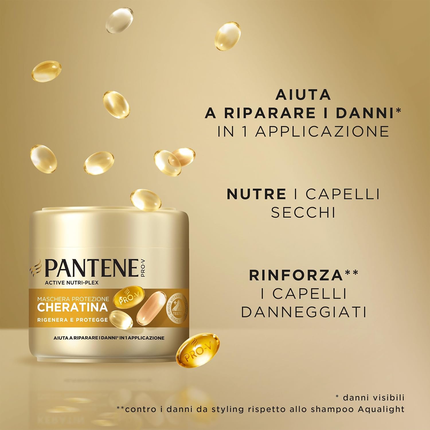 Detalle 2 de Pantene Pro-V Set Cuffia Seta + Maschera 300ml 🎀