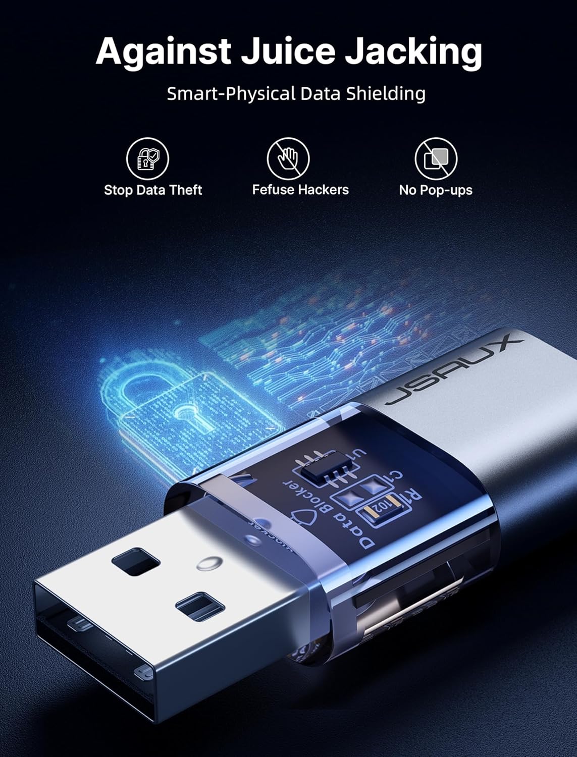 Thumbnail 3 de JSAUX USB Data Blocker & USB-C Data Blocker (4-Pack) for charging only