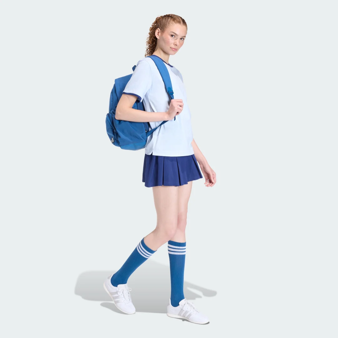 Detalle de Falda con mallas interiores Seasonal Essentials Colorpop de Adidas — color azul