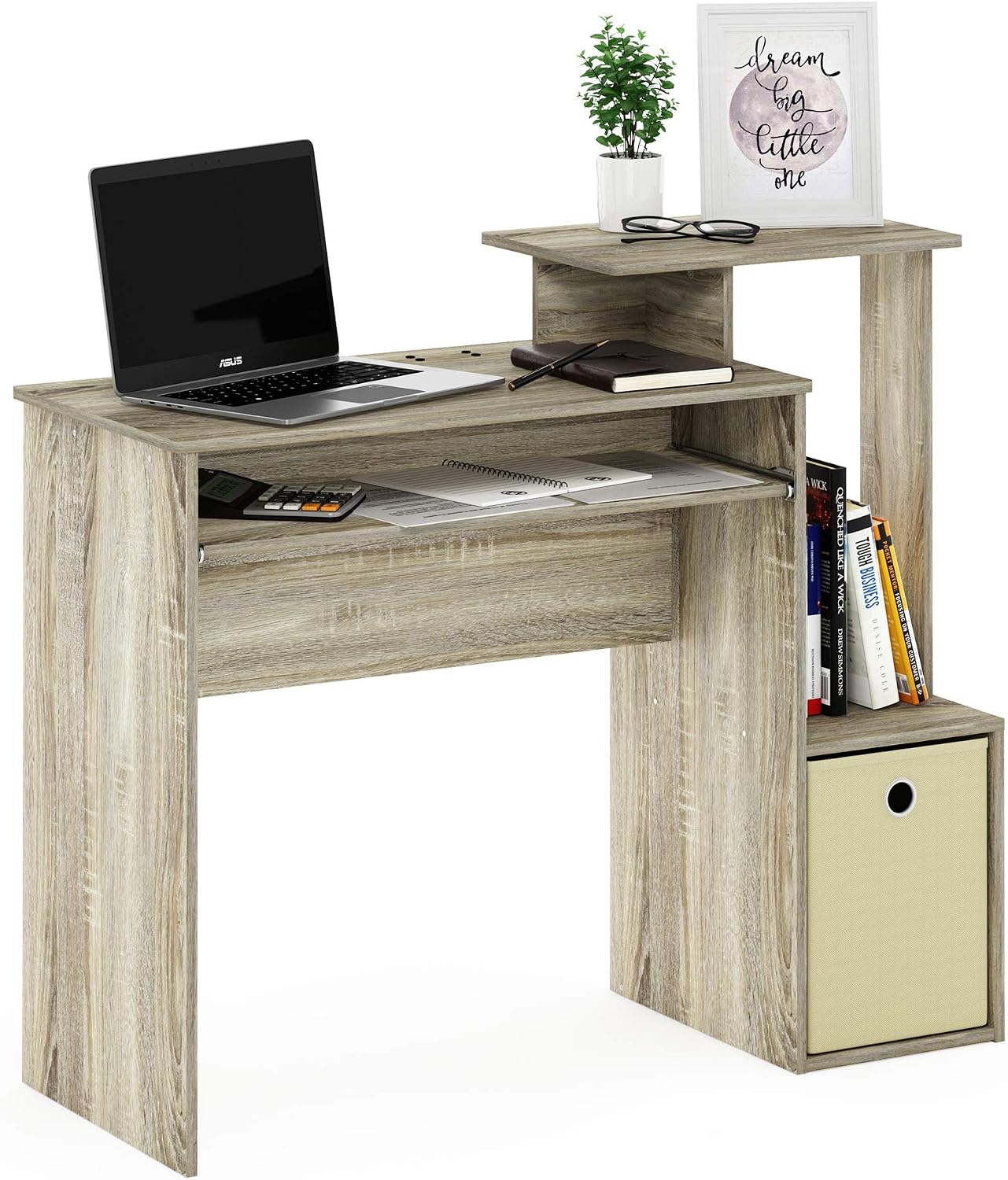 Thumbnail 5 de Furinno Econ Multipurpose Computer Desk 100.1 cm