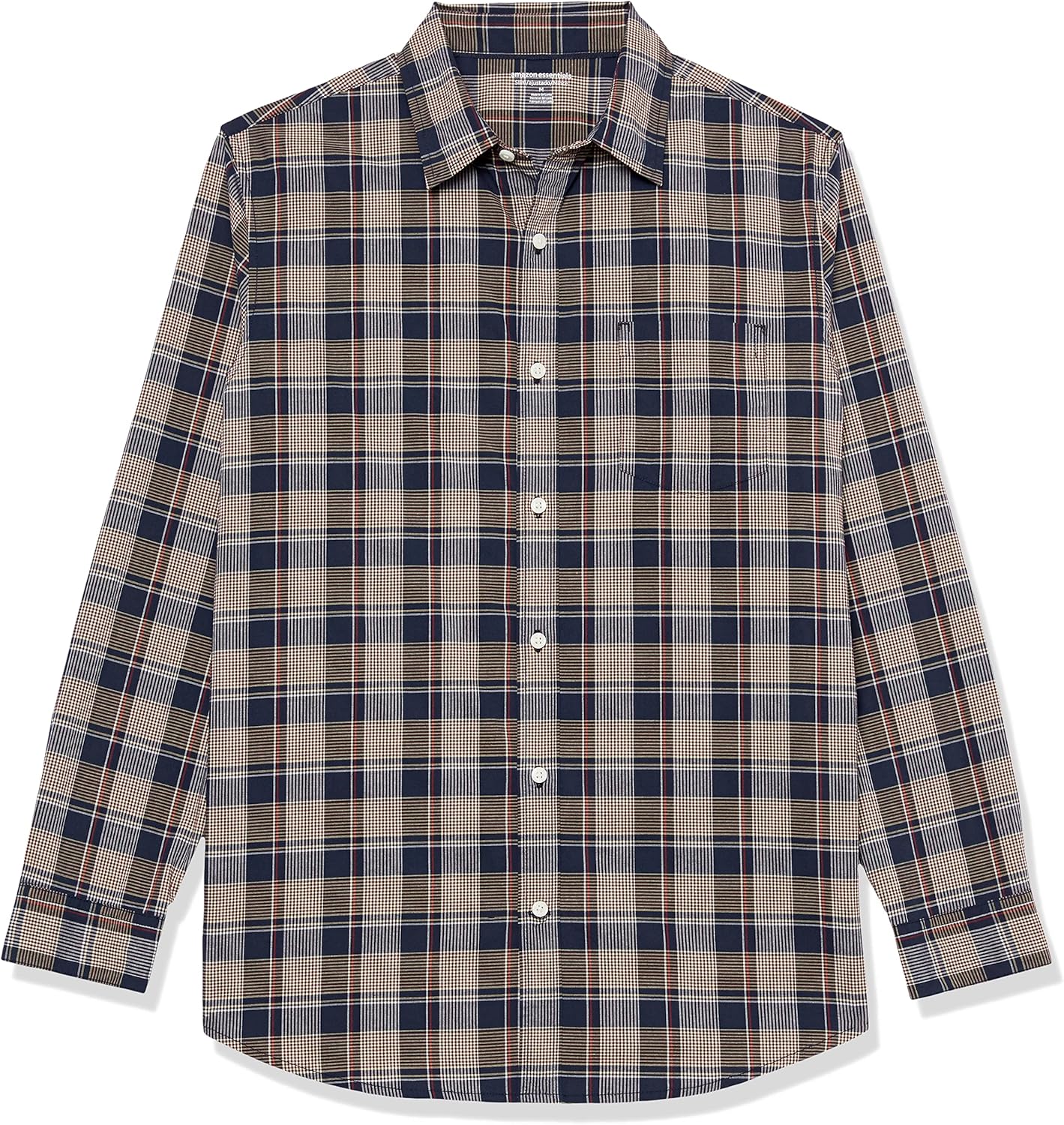 Thumbnail 5 de Amazon Essentials Men's Long-Sleeved Slim-Fit Stretch Poplin Shirt