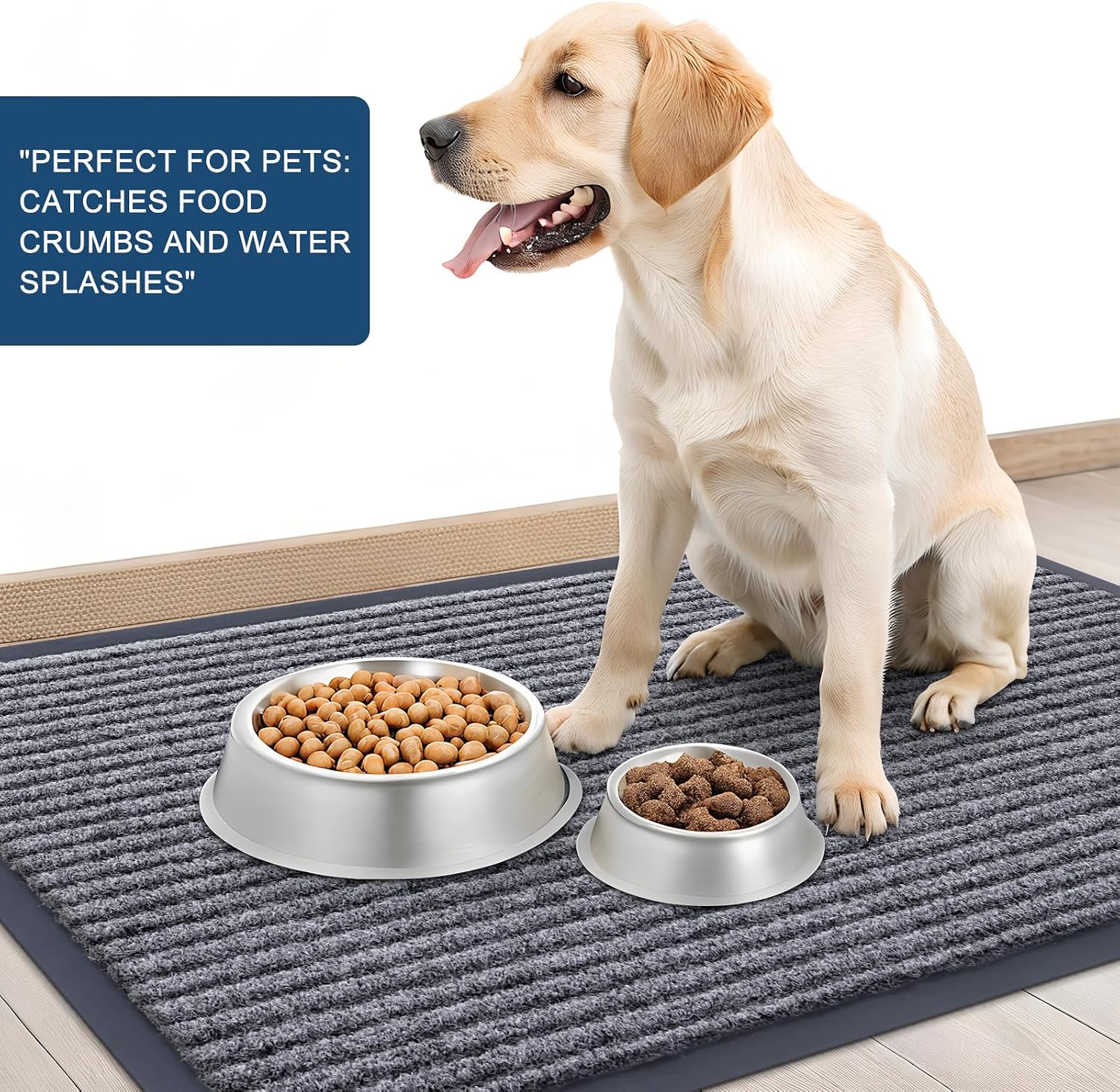 Thumbnail 5 de OLANLY Front Door Mat 71x23 Grey