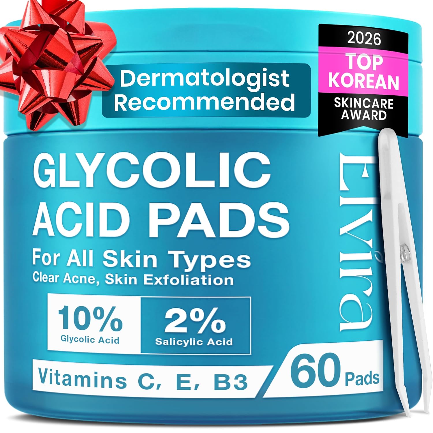 Detalle de Glycolic Acid and Salicylic Acid Facial Pads, 60 Pads