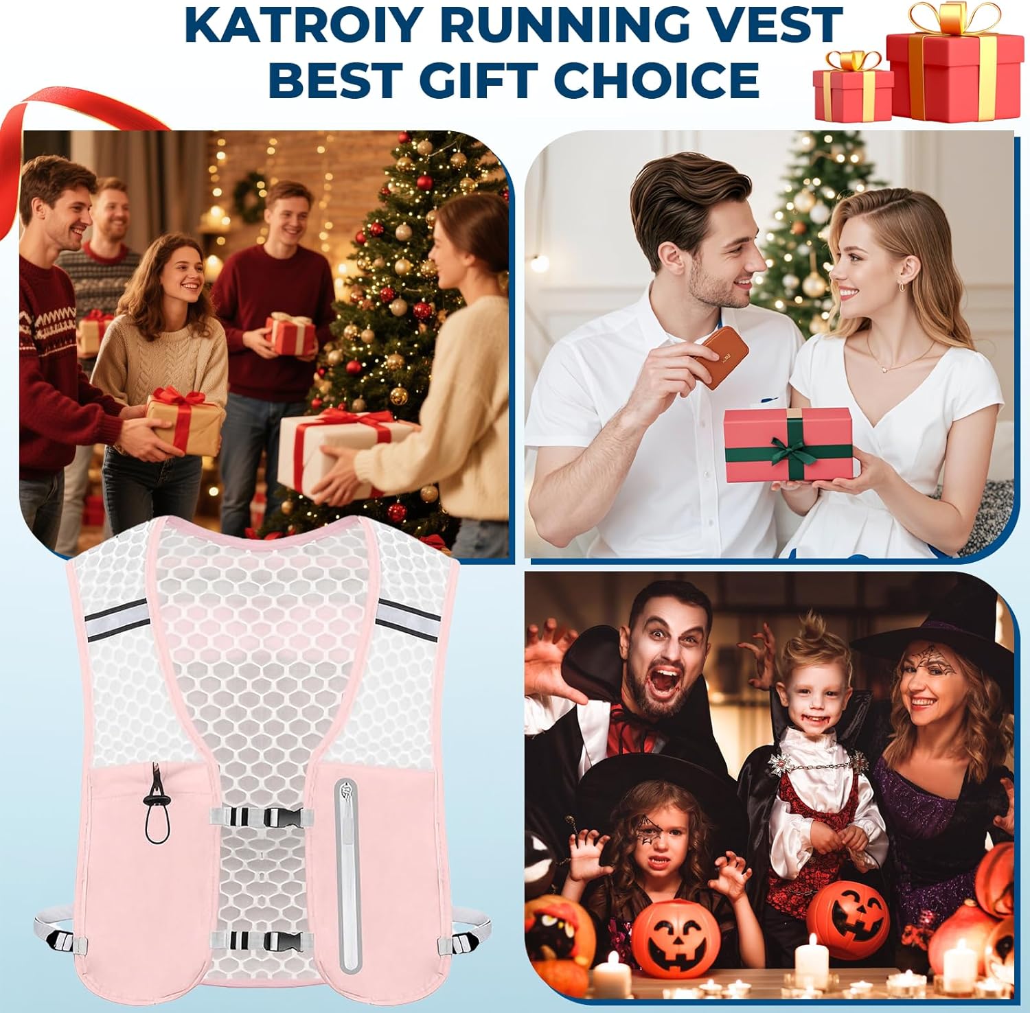 Thumbnail 5 de Kartoiy Running Vest with 500ml Water Bladder – Adjustable hydration vest for women (and men)