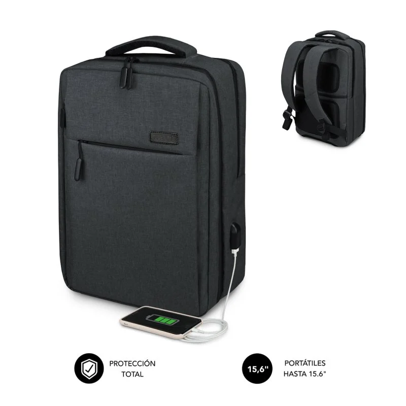 Thumbnail 3 de Subblim Traveller Airpadding Mochila para portátil 15,6"