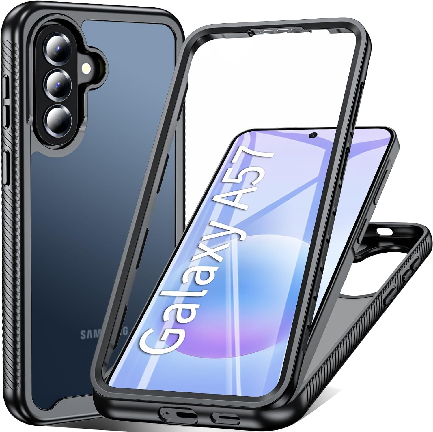 Detalle de OWKEY Coque Galaxy A57 5G 360° TPU Noir