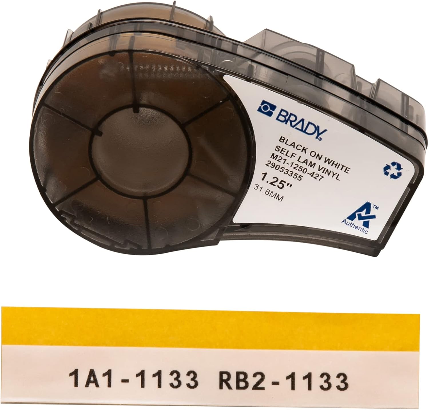 Brady M21-1250-427 Self-Laminating Vinyl Labels for Brady M210 & M211 Label Printers