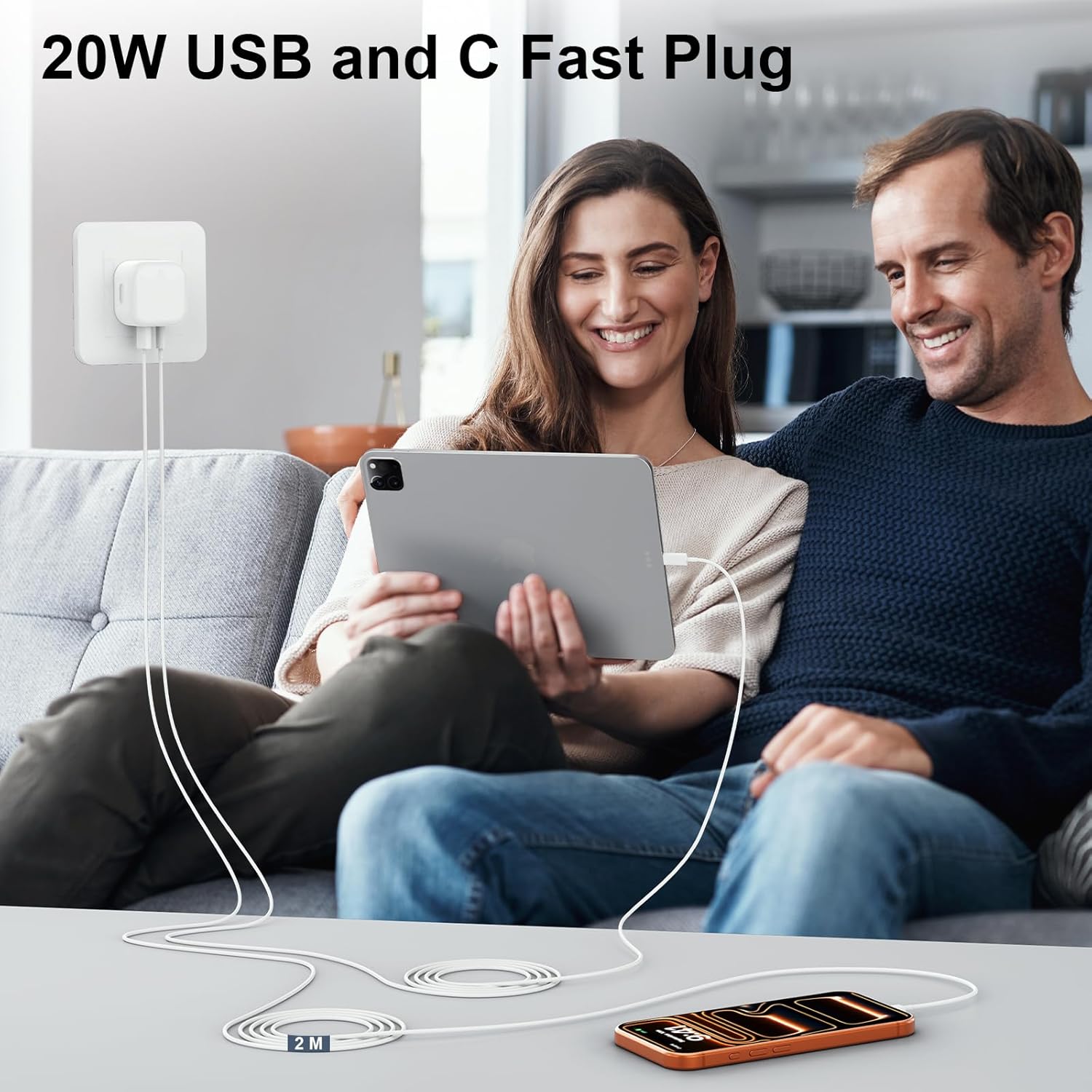 Thumbnail 5 de USB C Charger 20W 2 Pack for iPhone