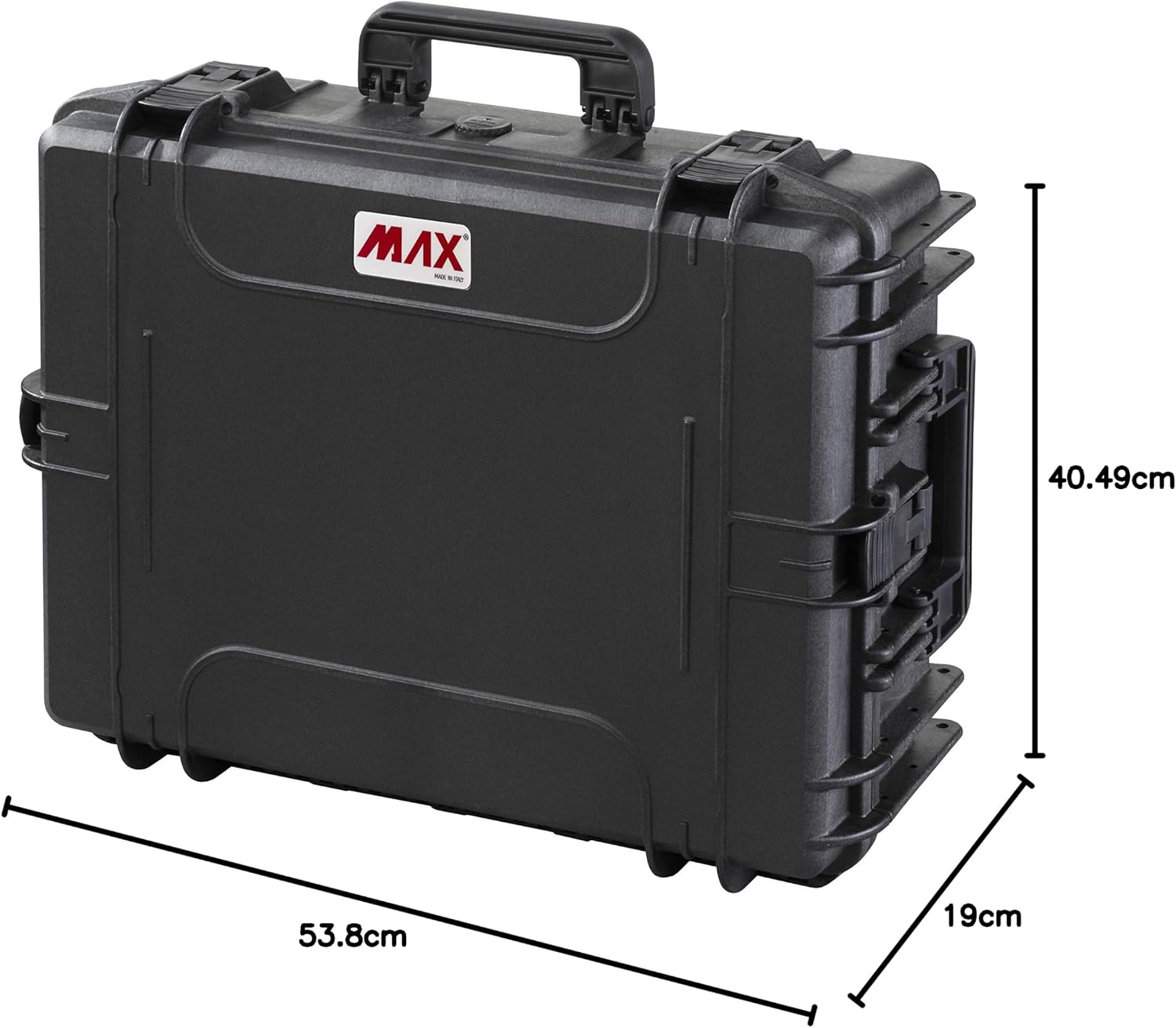 Detalle de Plastica Panaro MAX540H190HDS – hermetyczna walizka z pianką Pick & Plug, IP67