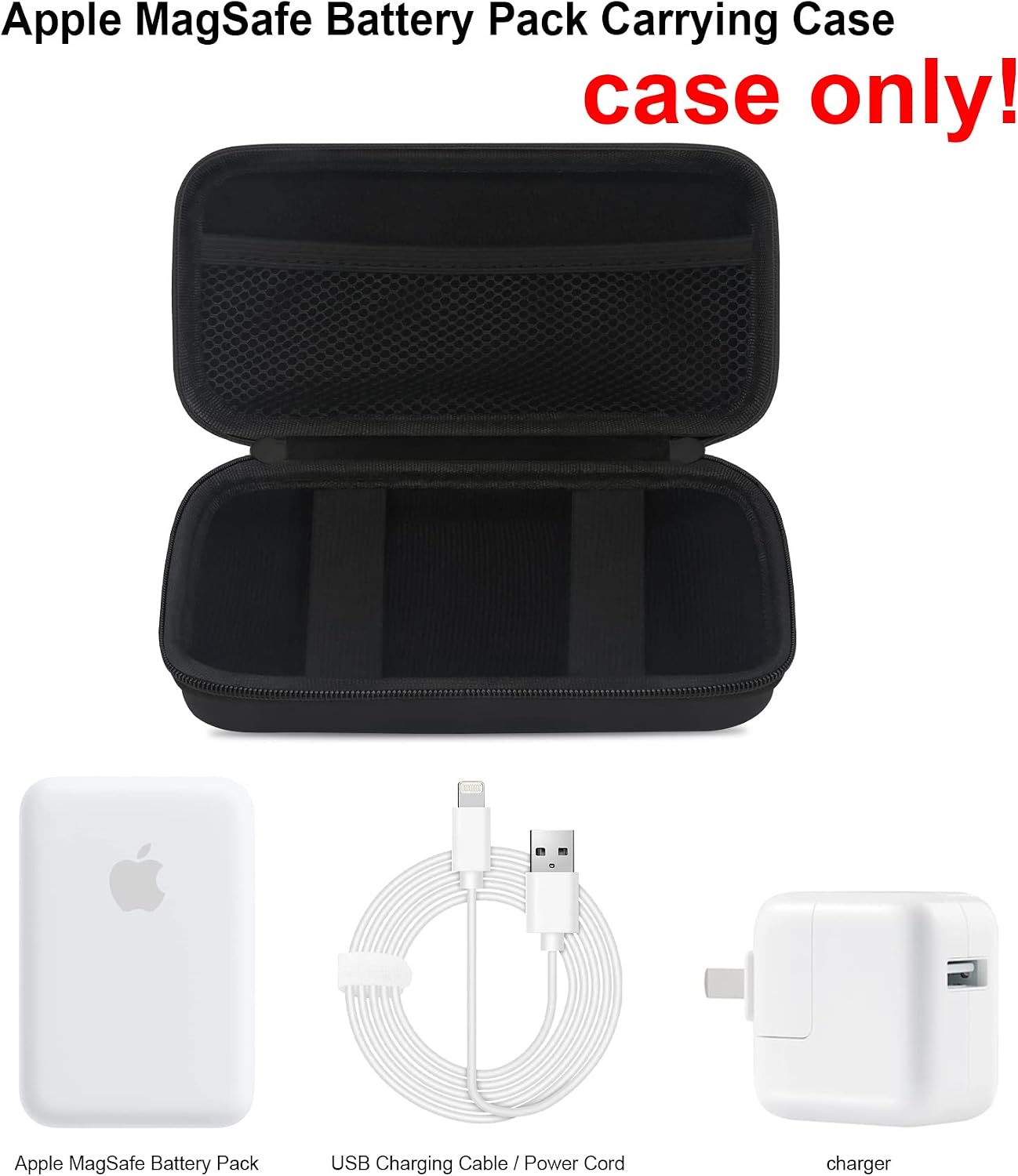 Thumbnail 1 de Elonbo Carrying Case for MagSafe Charger, Travel Bag