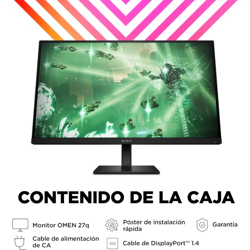 Detalle de HP OMEN 27q 27" QHD 165 Hz FreeSync Premium