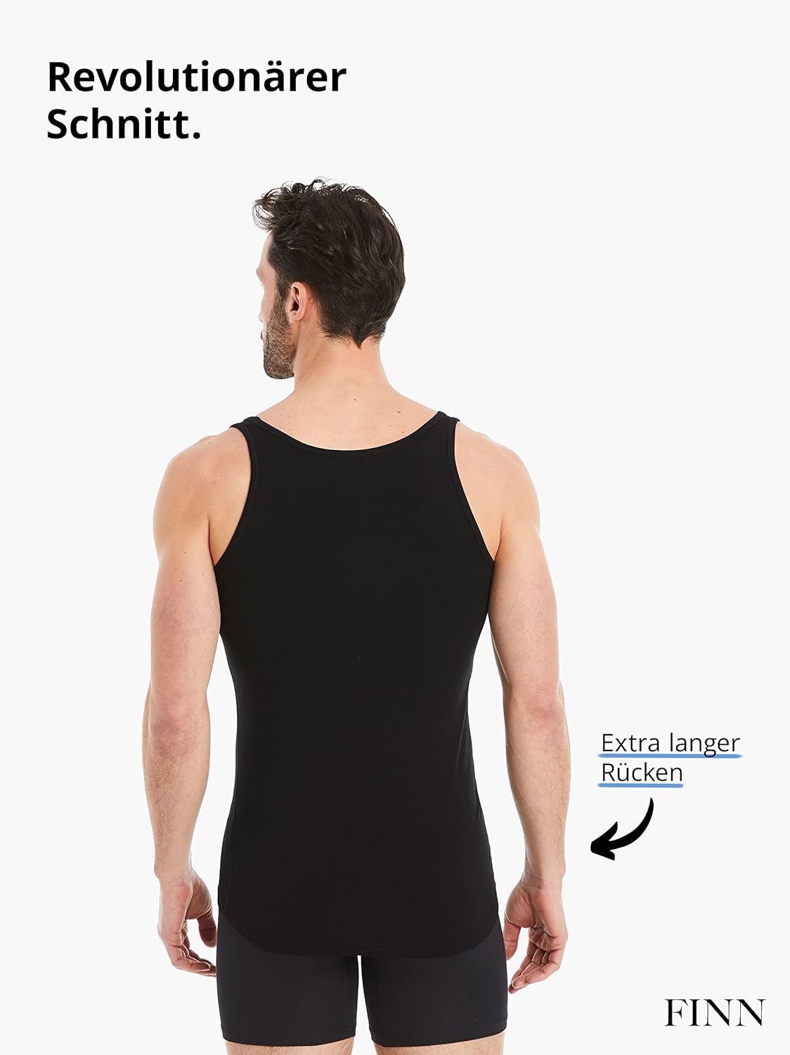 Thumbnail 4 de FINN Business Unterhemd Herren – Ärmelloses Tank-Top aus original Lenzing® Modal