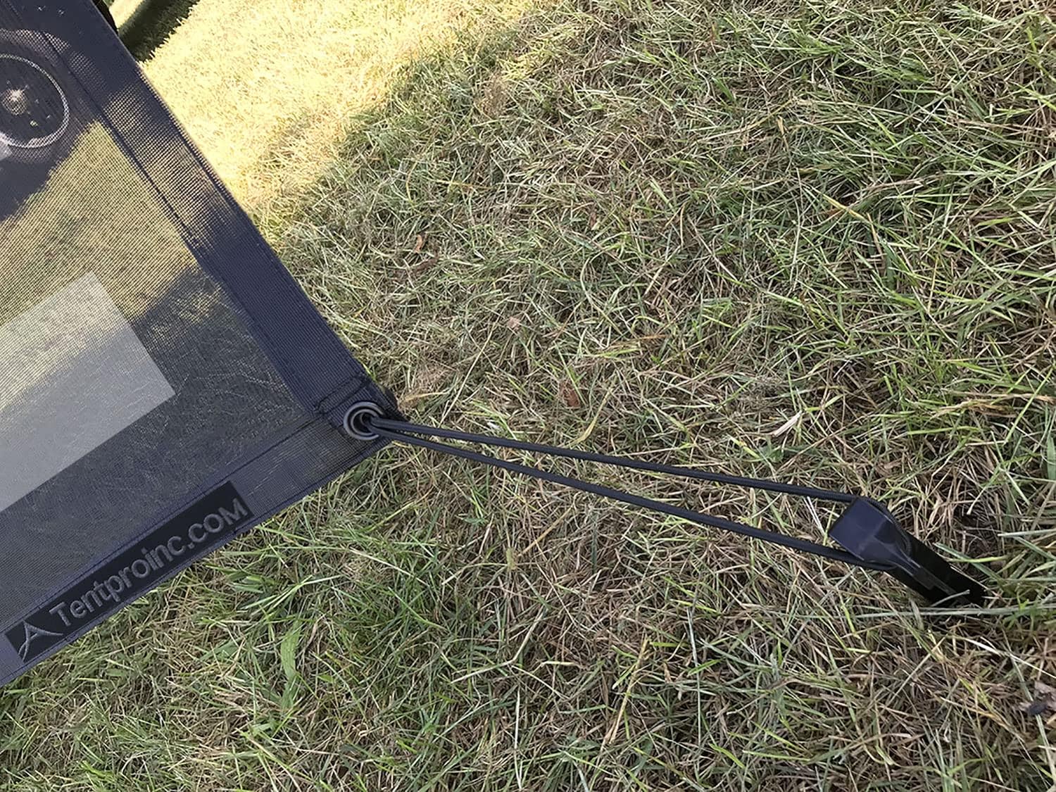 Detalle de Tentproinc RV Awning Sun Shade Screen 8' x 15' 3'' (American Flag) Black Mesh UV Blocker for Camper Trailers