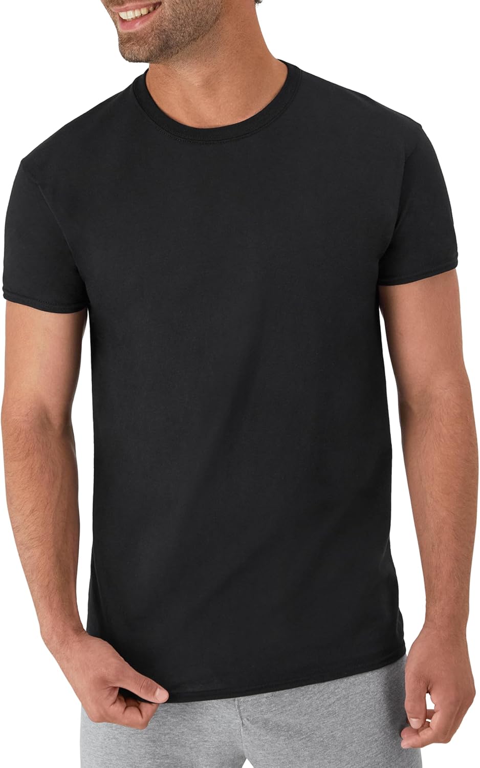 Thumbnail 1 de Hanes Men's Stay-Tucked Soft Cotton Undershirts — Pack Overview