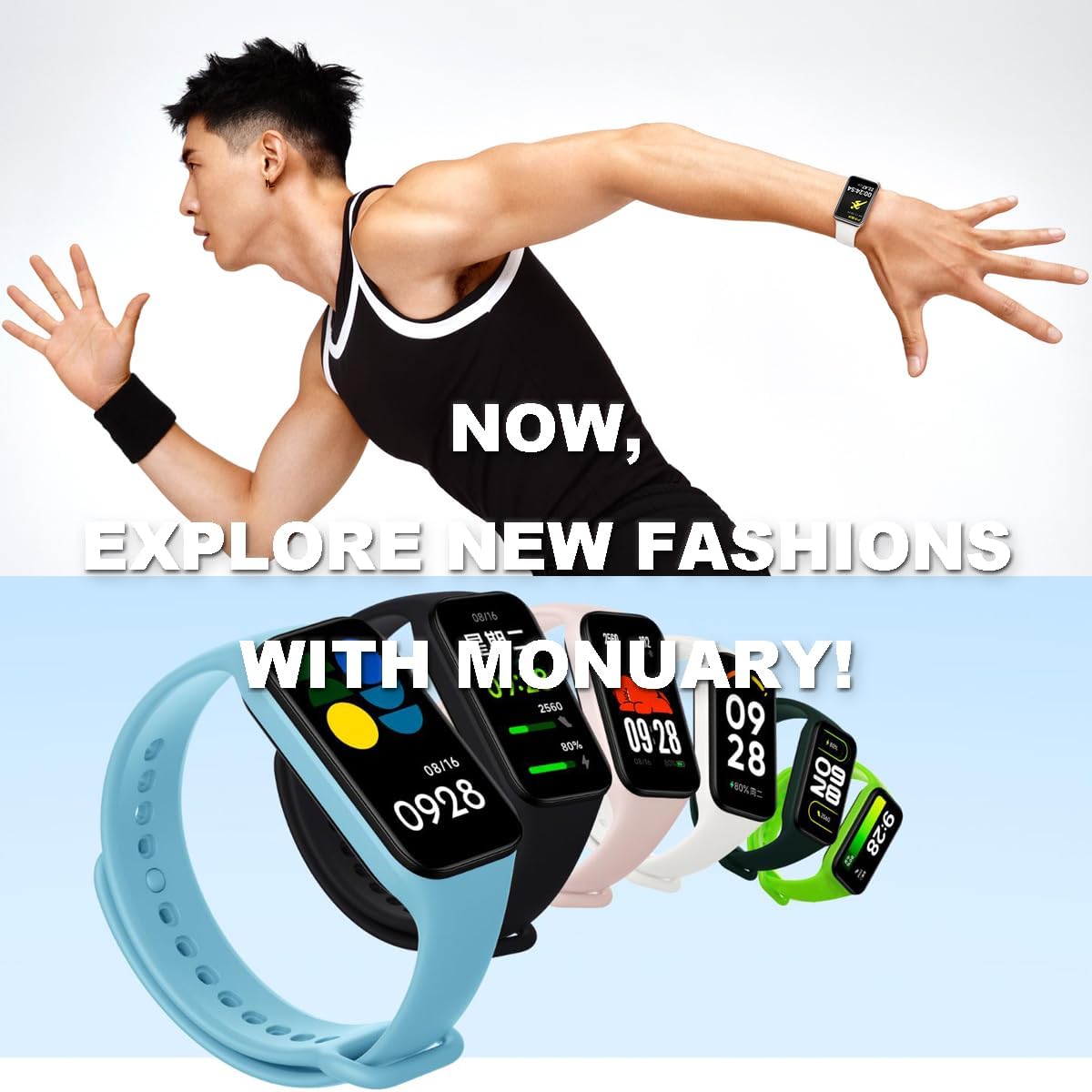 Thumbnail 6 de MONUARY bands for Smart Band 8 Active