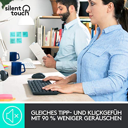 Detalle de Logitech MK295 Silencioso Inalámbrico COMBO DEU QWERTZ
