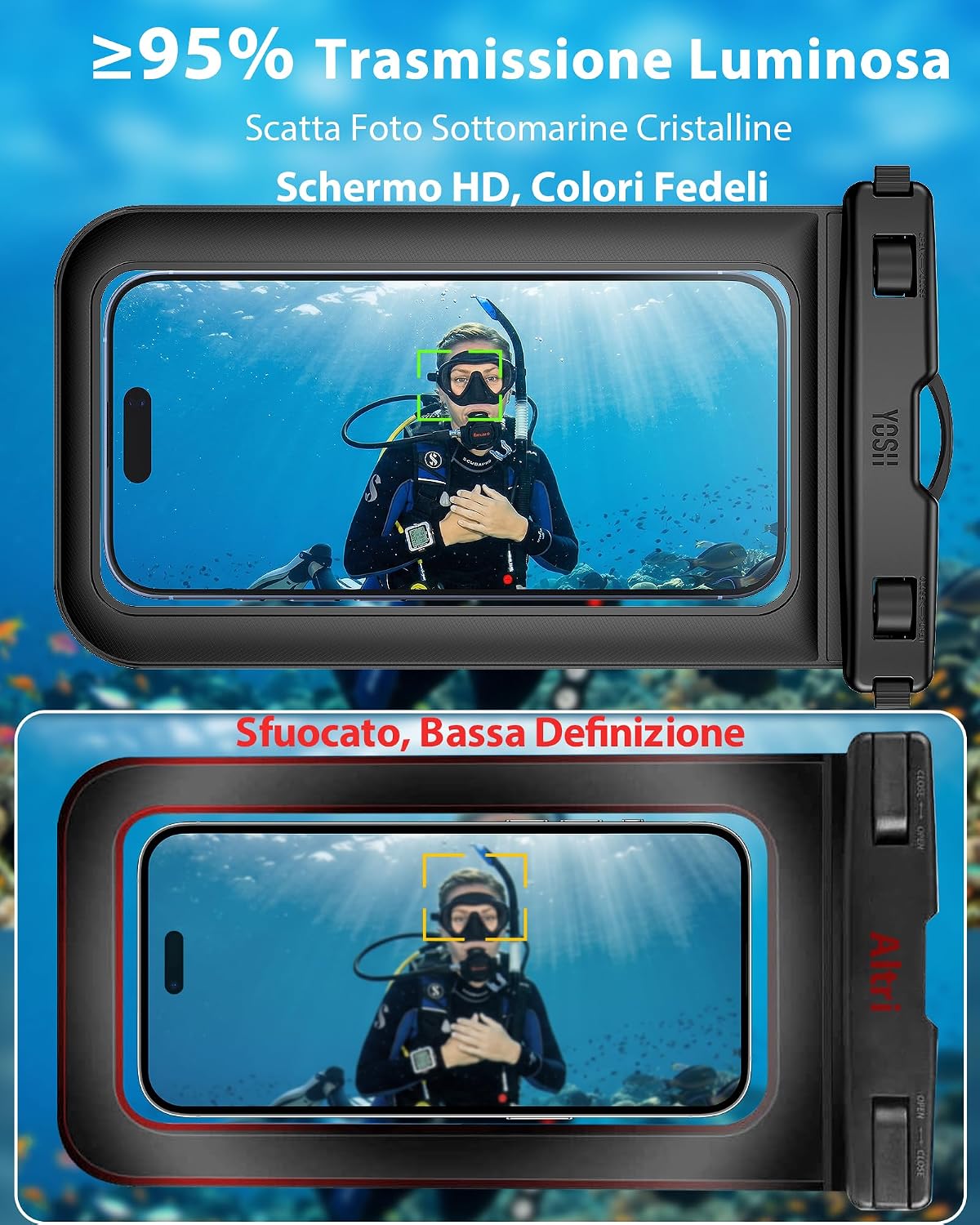 Thumbnail 5 de YOSH Custodia Impermeabile Smartphone IPX8 30m