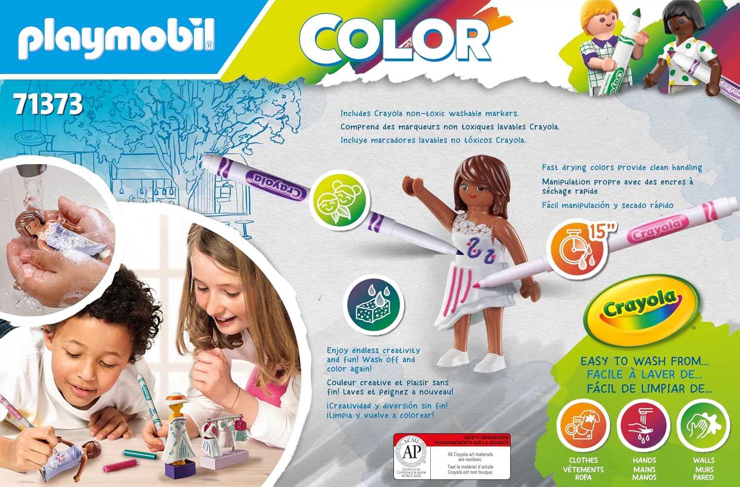 Thumbnail 6 de PLAYMOBIL Color 71373 Fashion Design Set – Modische Kreativität für Kinder ab 5 Jahren