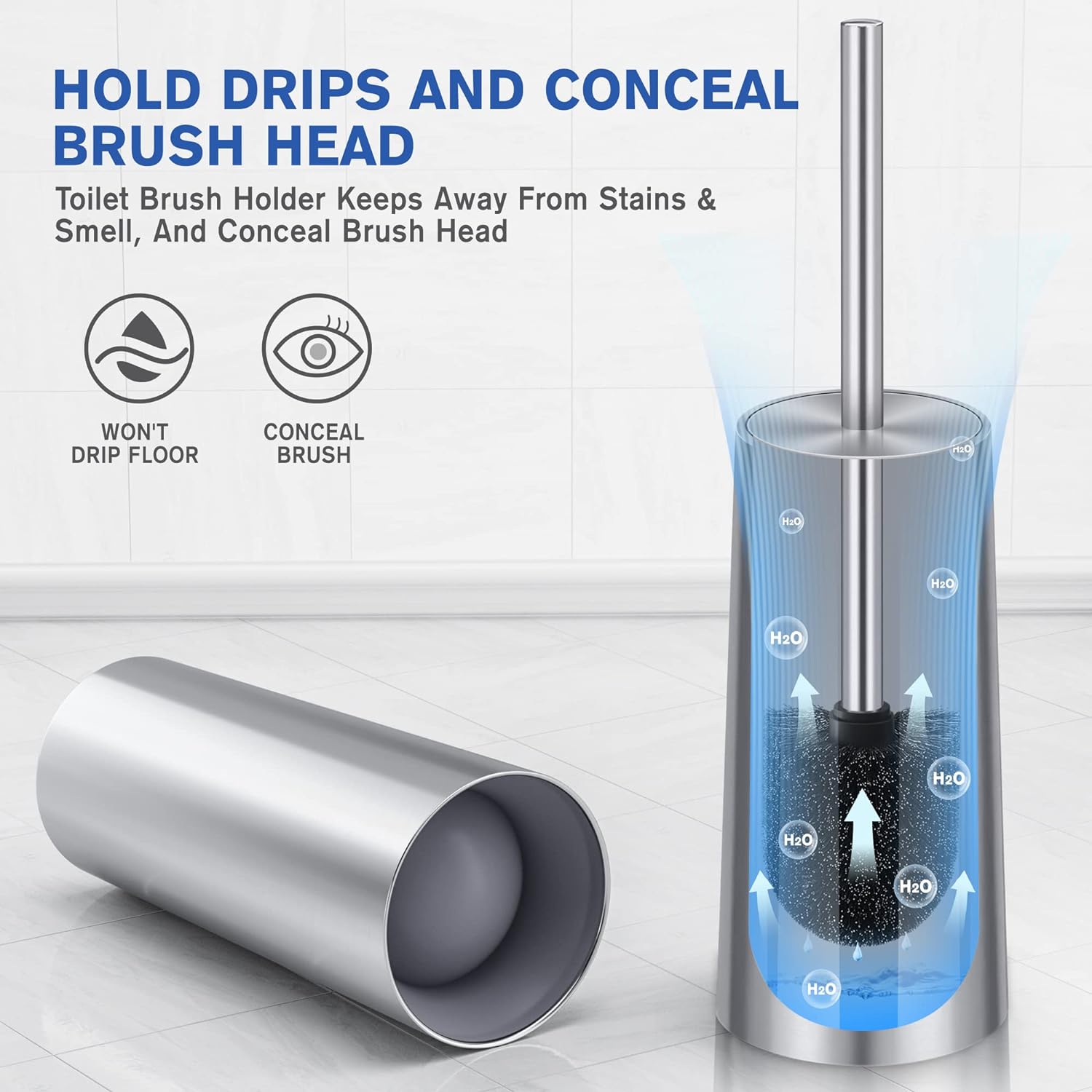 Thumbnail 4 de Toilet Brush and Holder, 304 Stainless Steel