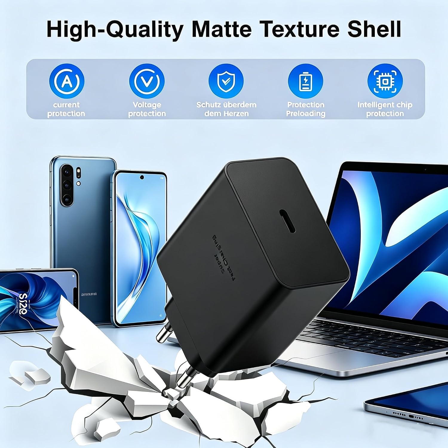 Thumbnail 2 de 45W USB-C Ladegerät Schnellladen mit Kabel