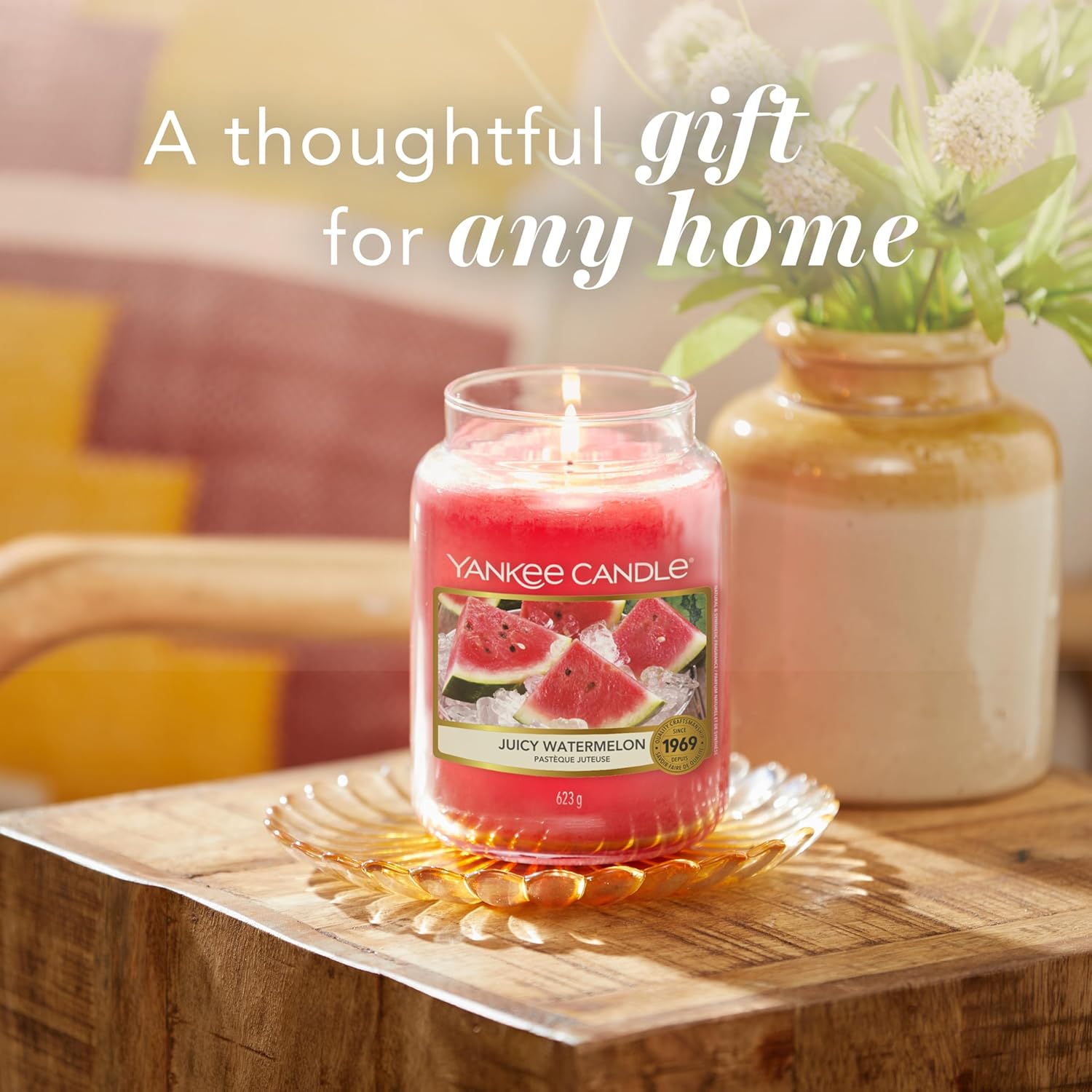 Thumbnail 5 de Yankee Candle Duftkerze Juicy Watermelon Groß