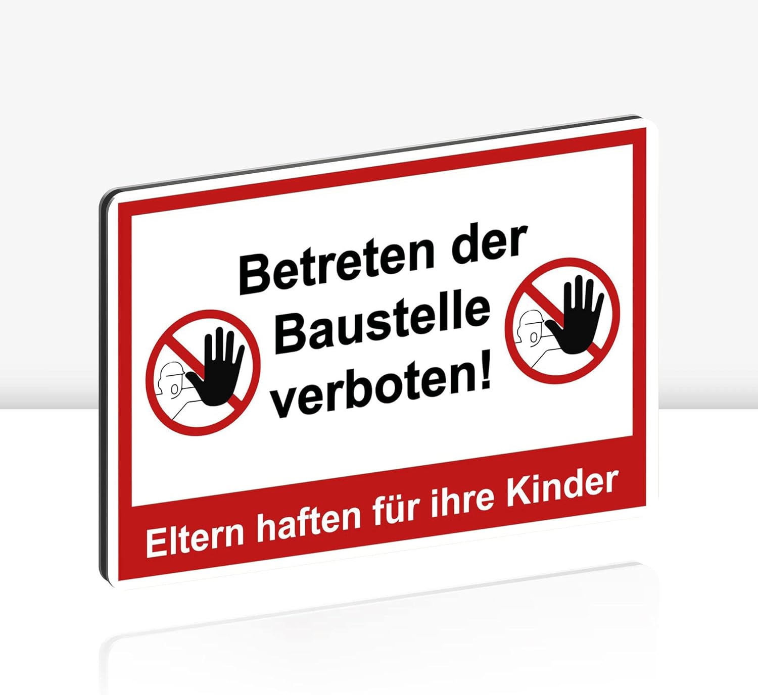 Thumbnail 6 de STROBO XXL Zutritt Verboten Schild 30 x 40 cm 📷