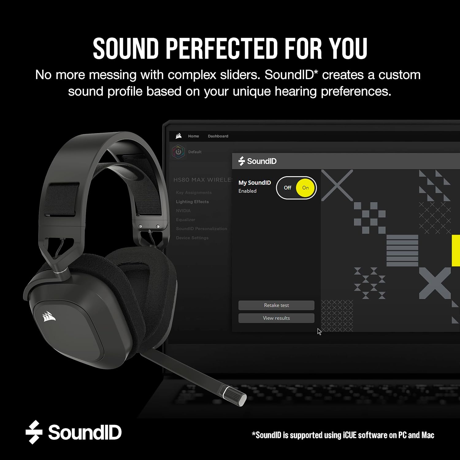 Thumbnail 6 de Corsair HS80 MAX Wireless Multiplatform Gaming Headset