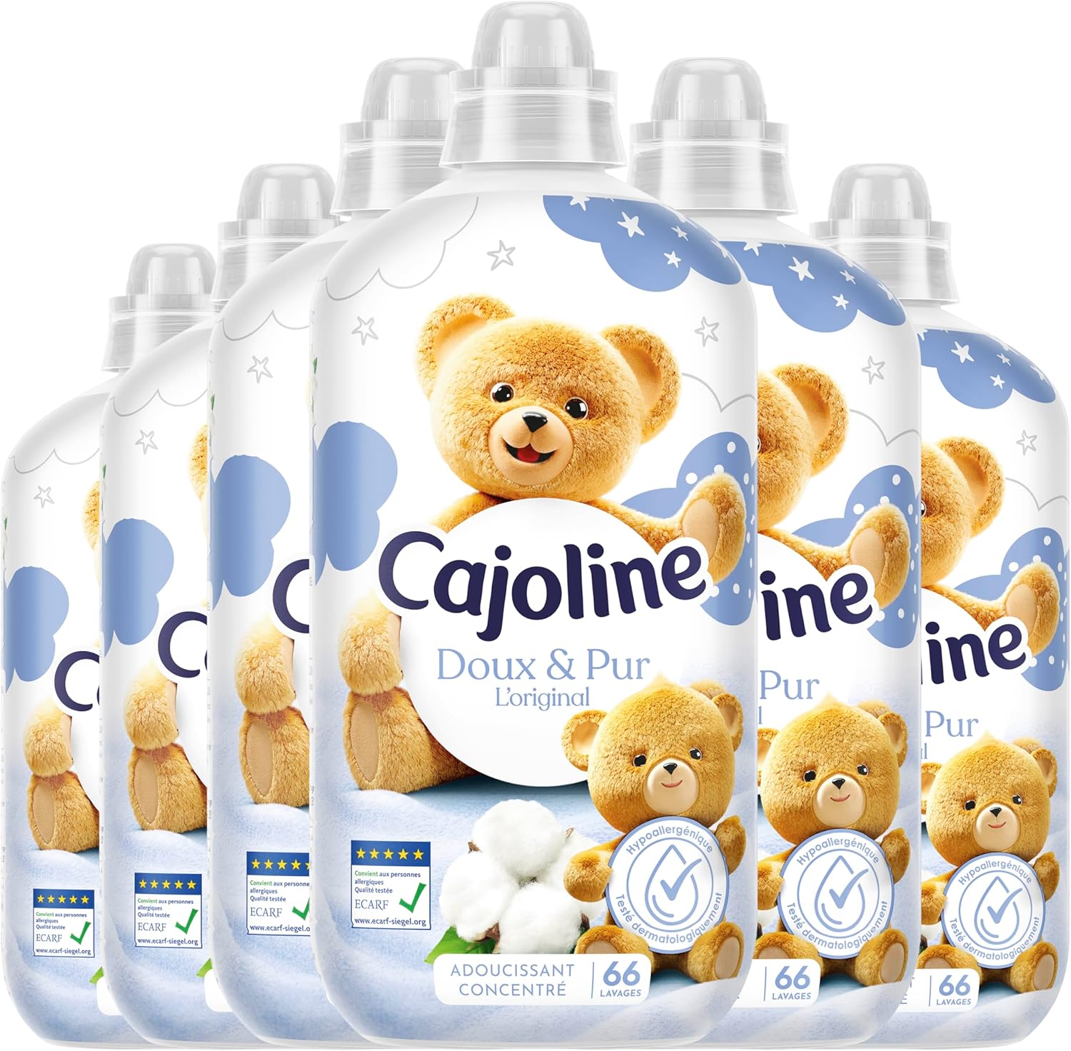 Thumbnail 1 de Cajoline Doux & Pur adoucissant linge 1,386 L