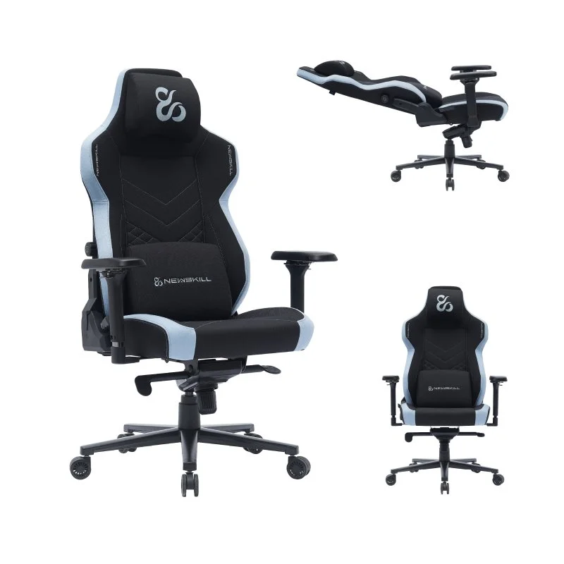 Detalle de Newskill Banshee Pro: Silla gaming con respaldo 180°, 4D y soporte lumbar ajustable