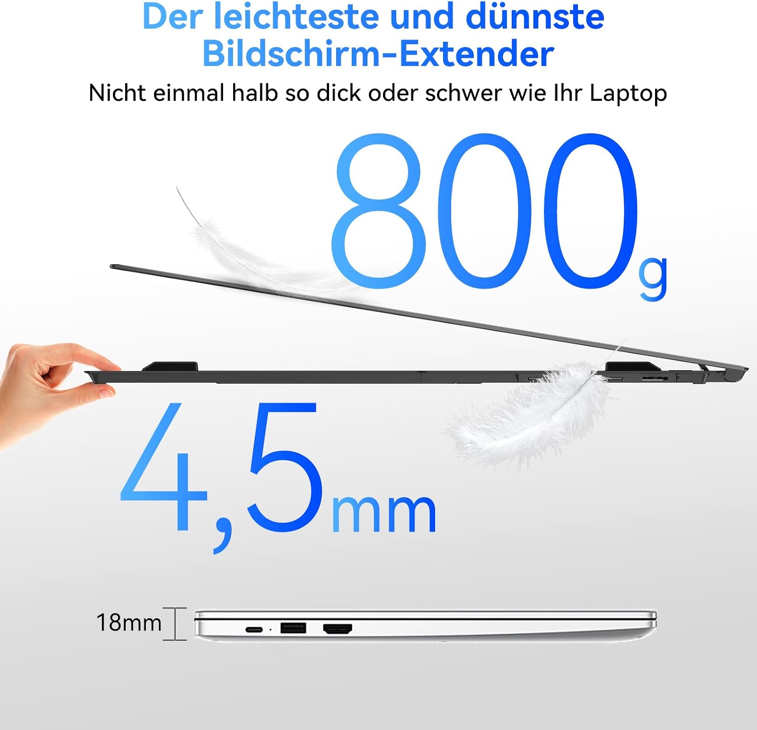 Detalle 2 de Blackview SCM8 Laptop Monitor Erweiterung 15,6 Zoll